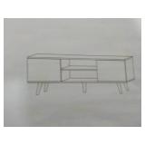 Weathered Grey Wood Wlive TV Stand ...