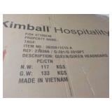 2 Kimball Hospitality Wood Queen He...