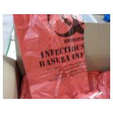 8 Rolls Extra Large Red Trash Bags...