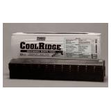 Tamko Pallet of 12 Bundles of- CoolRidge 14.75 in. x 48 in. Black Polypropylene Ridge Vent with External Baffles Retail Value of $1,223.28