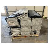 Tamko Pallet of Approximately 9 Bundles of- CoolRidge 14.75 in. x 48 in. Black Polypropylene Ridge Vent with External Baffles Retail Value of Approximately $917