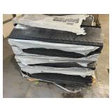 Tamko Pallet of Approximately 9 Bundles of- CoolRidge 14.75 in. x 48 in. Black Polypropylene Ridge Vent with External Baffles Retail Value of Approximately $917