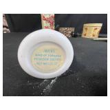 Vintage Vanity and Bath Collection with Talc, Body Powder, Razors, and Porcelain Cups