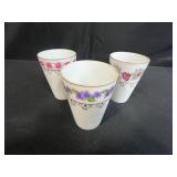 Vintage Vanity and Bath Collection with Talc, Body Powder, Razors, and Porcelain Cups