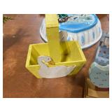 Collection of Duck and Swan Figurines, Planters, and Decorative Items