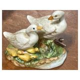 Collection of Duck and Swan Figurines, Planters, and Decorative Items