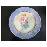 Assorted Vintage Decorative Plates and Bowls with Floral Patterns & Royal National Brotherhood Plate w 22K Gold Trim