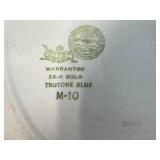 Assorted Vintage Decorative Plates and Bowls with Floral Patterns & Royal National Brotherhood Plate w 22K Gold Trim