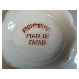 Collection of 4 Vintage Porcelain Teacup and Saucer Sets Rosina & Japanese Makers