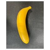 Set of 4 Pressed Glass Serving Bowls and Platters with Star Cut Patterns & 1 Faux Banana