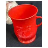 Collection of Vintage Toys and Novelty Items including Spider-Man Decoder Card