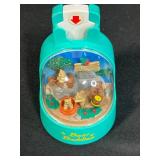 Collection of Vintage Toys and Novelty Items including Spider-Man Decoder Card