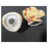 Collection of 5 Vintage Salt and Pepper Shaker Sets - Porcelain and Glass - 1 set Marked Wilton Court