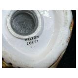 Collection of 5 Vintage Salt and Pepper Shaker Sets - Porcelain and Glass - 1 set Marked Wilton Court