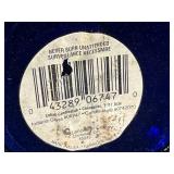 Collection of Cobalt Blue Glass Items - Vases, Candlesticks, Creamer