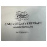 Vintage Collection: Porcelain 50th Anniversary Plate, Decorative Teapot, Milk Can Crock, Crystal Lidded Dish