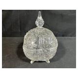 Vintage Collection: Porcelain 50th Anniversary Plate, Decorative Teapot, Milk Can Crock, Crystal Lidded Dish