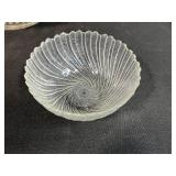 Collection of Vintage Pressed Glass Bowls and Compotes