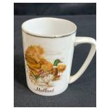 Set of Vintage Wildlife and Bird Theme Coffee Mugs inc Waechtersbach with Decorative Duck Plate
