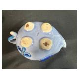 Assorted Teapot and Enamelware Lot - Copper Kettle, Ceramic Teapots, Blue Enamel Pot and Cup