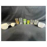 Assorted Vintage Glassware and Cups Collection
