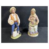 Collection of 4 Vintage Figurines Homco and Holly Hobbie