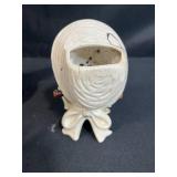 Vintage Canby Rendering Service Sign, Enesco Japan Girl Head Vase, Novelty Phone Bottle