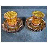 Vintage Glassware and Ceramic Heart Trinket Box Collection