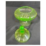 Vintage Lemon Federalist Ironstone Set and Pressed Glass Candy Dishes