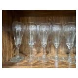 Set of Vintage Stemmed Glasses Assorted Styles