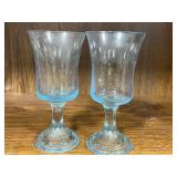 Set of Vintage Stemmed Glasses Assorted Styles