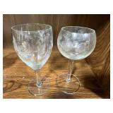 Assorted Vintage Glassware and Goblets Collection