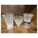 Assorted Vintage Glassware and Goblets Collection