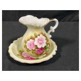 Assorted Vintage and Decorative Bowls, Creamer, and Porcelain Pitcher Set