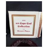 Avon 1876 Cape Cod Collection Dessert Plates and Server Set w Original Boxes