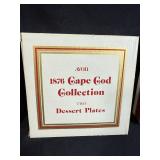 Avon 1876 Cape Cod Collection Dessert Plates and Server Set w Original Boxes