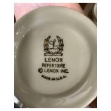 Lenox Repertoire Dinnerware Set with Blue Floral Pattern - 4 piece 8 place settings
