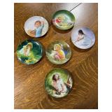 Set of 6 Donald Zolan Collector Plates Children and Pets Series