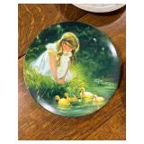 Set of 6 Donald Zolan Collector Plates Children and Pets Series