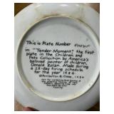 Set of 6 Donald Zolan Collector Plates Children and Pets Series