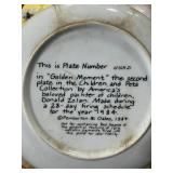 Set of 6 Donald Zolan Collector Plates Children and Pets Series