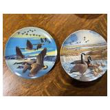 Set of 7 Limited Edition Canadian Waterfowl Collector Plates by Donald Pentz and Derk Hansen