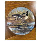Set of 7 Limited Edition Canadian Waterfowl Collector Plates by Donald Pentz and Derk Hansen