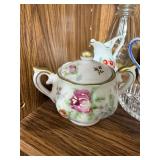 Collection of Vintage Fine China and Glassware Including Lefton and Vienna Woods