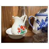 Collection of Vintage Fine China and Glassware Including Lefton and Vienna Woods