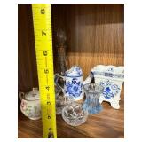 Collection of Vintage Fine China and Glassware Including Lefton and Vienna Woods