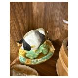 Collection of Decorative Sea Shells and Ceramic Fish Figurine