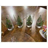 VTG Christmas Decor Assortment with Glasses, Plates, Mugs and Figurines