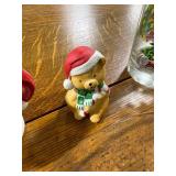 VTG Christmas Decor Assortment with Glasses, Plates, Mugs and Figurines