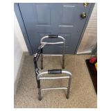 Medline Folding Lightweight Walker with 350 lb Weight Capacity